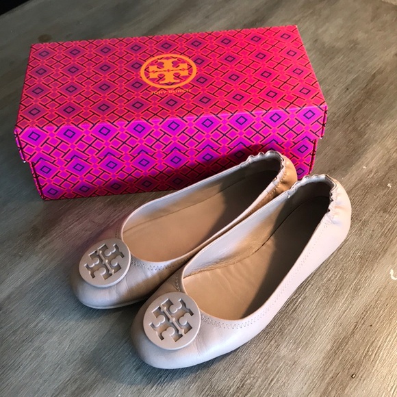 tory burch minnie flats french gray